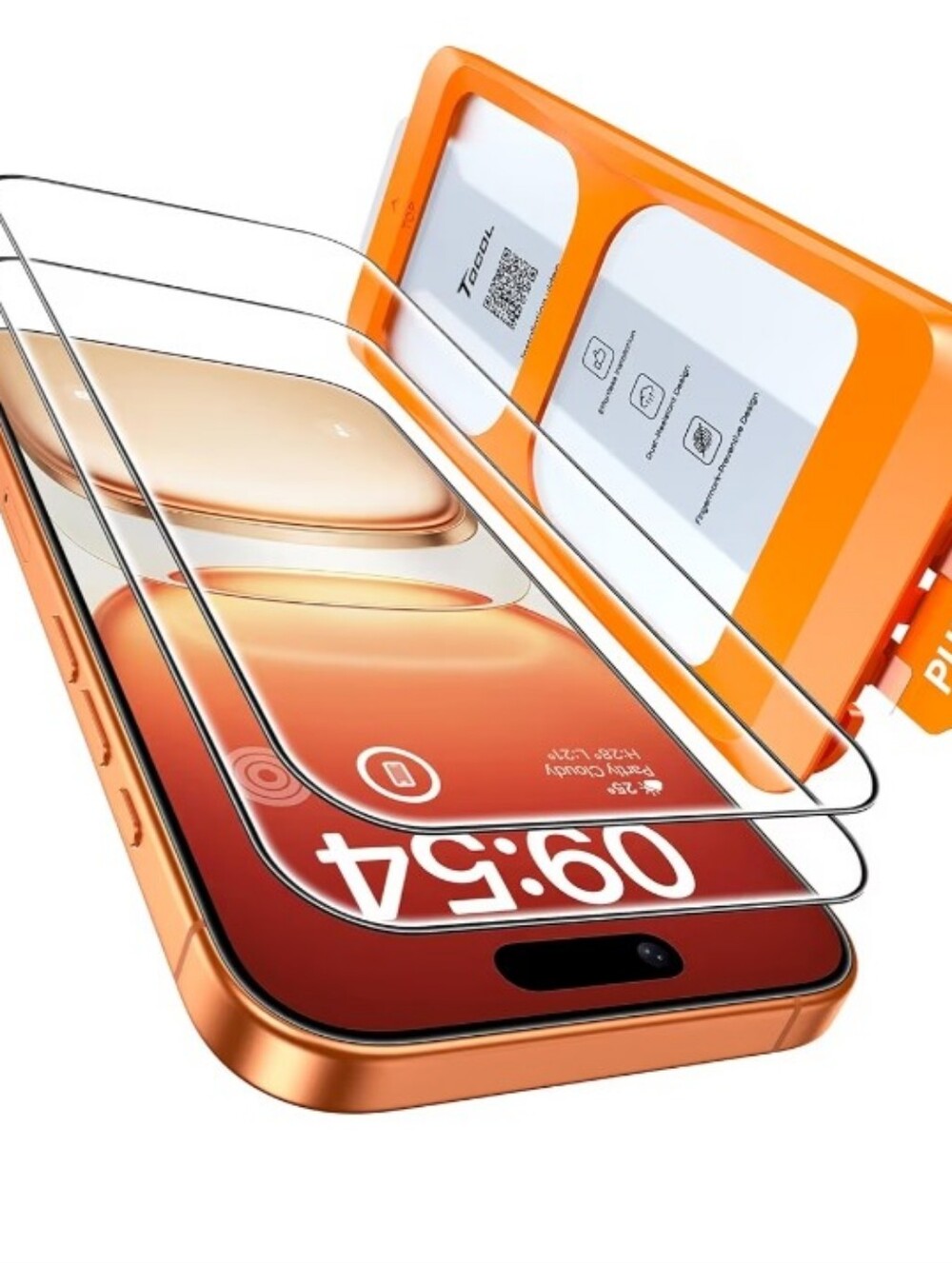 NWTTORRAS [Military-GradeProtection)].. Screen Protector, 2Packs for iPhone 1